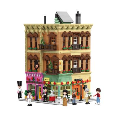 China Xingbao 01009 Eco-friendly Material Scene Of Street Corner Europa Grocery Building Block Toys 1 Piece ABS Plastic Block Set Building Toys for sale