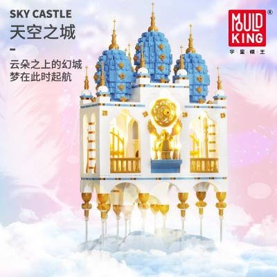 China Building Toy Mold King 16015 Self Assemble Sky Castle Building Block Model Toys House Gift For Girl Building Toys for sale