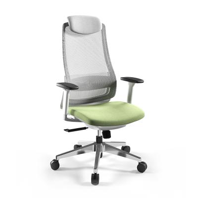 China Spinning Altes Customized Big Curve And High Backrest Mesh Executive Chair With Distinct Lumbar And Backrest Shape for sale