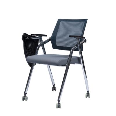 China Foldable Modern Meeting Room Conference Mesh Staff Training Chair With OEM Services for sale