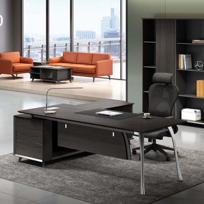 China Convertible Modern Office Furniture Set Best Customized Gray Color Executive Office Furniture Modern Manager Desk for sale