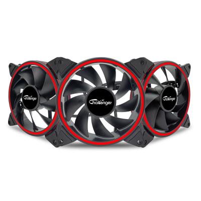 China Famous Chinese Computer Cases Manufacturers 120mm Fans 12v CPU Fans CPU Cooler RGB Red PC Fan for sale