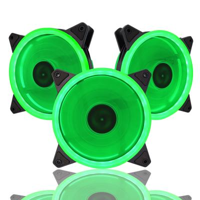 China Customizable Computer Case Chinese Brand Computer Mute Green Led RGB Fan PC CPU CPU Heatsink Fan 120mm Fans Cooling for sale