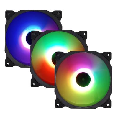 China Famous Chinese Computer Case Manufacturers Computer Cases 120mm PC Argb CPU Fan Fan Cooler RGB Fan for sale