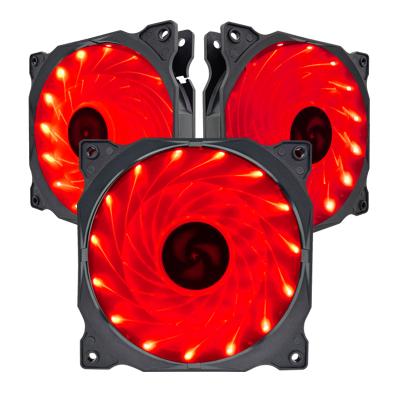 China Famous Chinese Computer Case Manufacturers Case 15 Light Led Mute PC Fan 12v RGB Heatsink Fans Cpu Computer Fan for sale