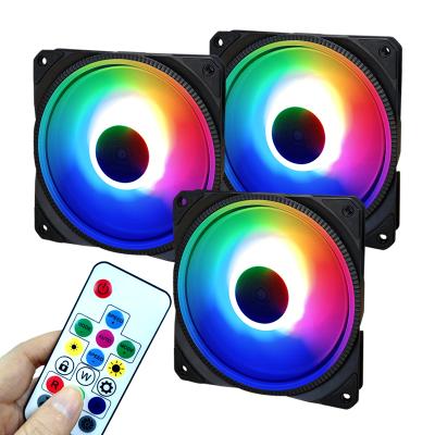 China Famous Chinese Computer Case Manufacturers Computer Led Mute Argb Fan PC Fan 12v 120mm CPU Heatsink Cooling RGB Fans for sale