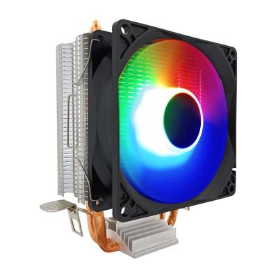 China Factory Cheap Sales High Performance Mute 90X90mm CPU Cooler RGB Color Fans PC Fan for sale