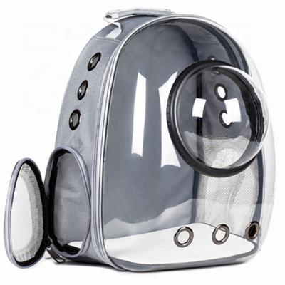 China Transparent Viable Capsule Bubble Space Backpack Carrier Pet Backpack For Cats And Puppies Airline Approved for sale