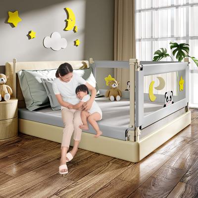 China Folding Easy Guard Bed Rail Installation Baby Bed Barrier Double Lock System Folding Bed Rail for sale