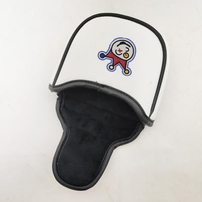 China 2022 Durable Trending Products Golf Headcover Mallet Style Embroidery Printed Logo Magnetic Key Coves for sale