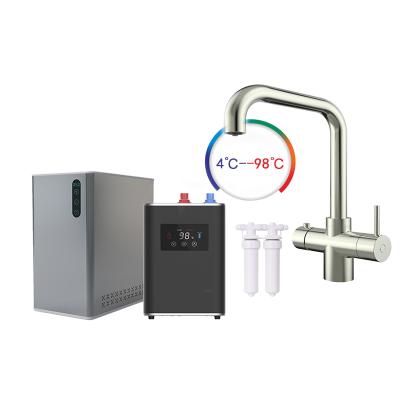 China Morden's popular boil and chilled flicker faucet with water heater and water cooler for sale