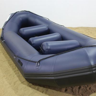 China Raft Boat PVC/Hypalon Self Draining White Water River Raft Inflatable Raft Boat For Sale for sale