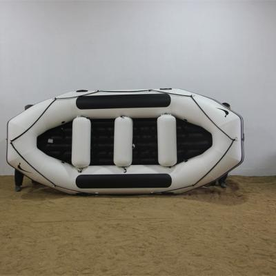 China Raft Inflatable Rowing Boat Raft Self-Bailing Boat White Water River Transporter for sale