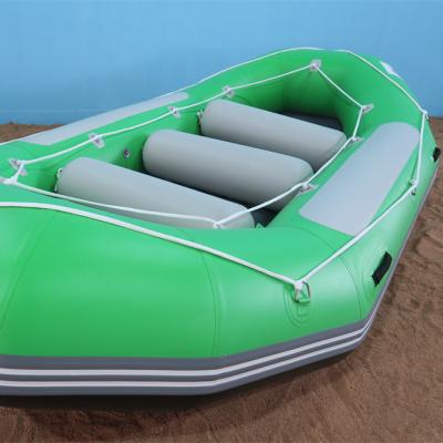 China Raft boat cheap heavy duty whitewater rafting inflatable boat 6 person with life jacket for sale