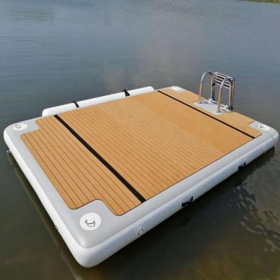 China Cheap PVC Tender Water Pontoons Deck Landscape Water Deck for sale