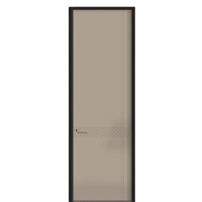 China Factory direct wholesale modern solid pvc bathroom door wooden door mdf sound insulation bedroom for sale