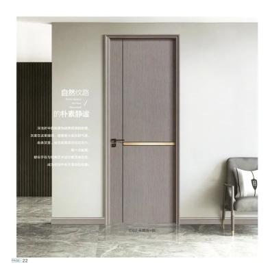 China Waterproof Material WPC Toilet Door / Bathroom Door Like PVC Door Skin for sale