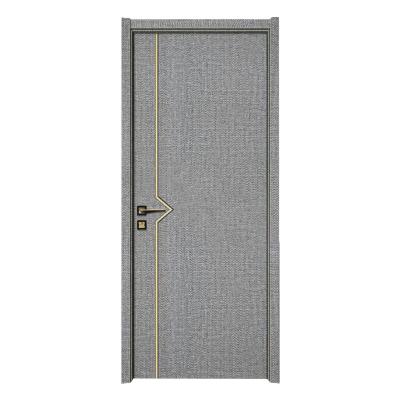 China Waterproof Sound Insulation MDF Door Panel ABS/PVC/MDF Door Skin MDF Soundproof Door For Hotel for sale