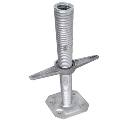 China Q235; Q345 screw jack with swivel base plate for sale