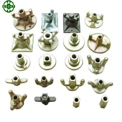 China Ductile Iron And Steel Forged Drop Forged Formwork Wing Nut Anchor Nut For Tie Rod for sale