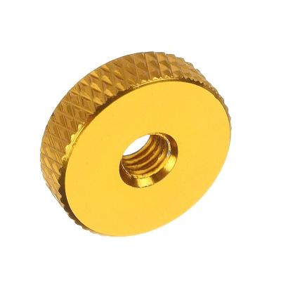 China Thumb M4 Aluminum Alloy Manual Knurled Screw Nut Spacer Knurled Flat Washer for sale