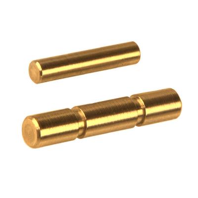 China Motor OEM Manufacturing CNC Lathe Brass Cavity Shaft , CNC Machining Parts Rotating Shaft for sale