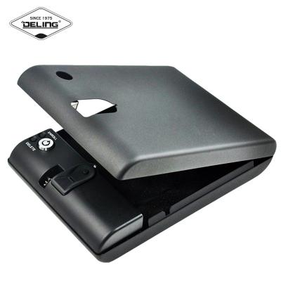 China 0.5S Quick Open New Christmas Gift Car Security Mini Biometric Handgun Safe for sale