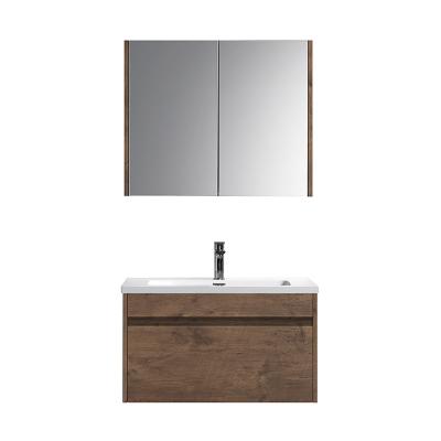 China Modern Popular 32 Inch Beyond Melamine Sinks Single Wall Bath Cabinet Vanity for sale