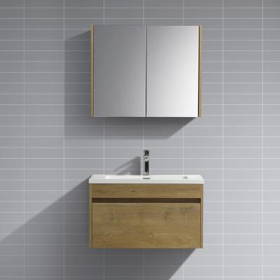 China Best Modern Low Price Beyond 40 Inch Washroom Wall Mount 1 Sink Bathroom Vanity Cabinet With Basin for sale