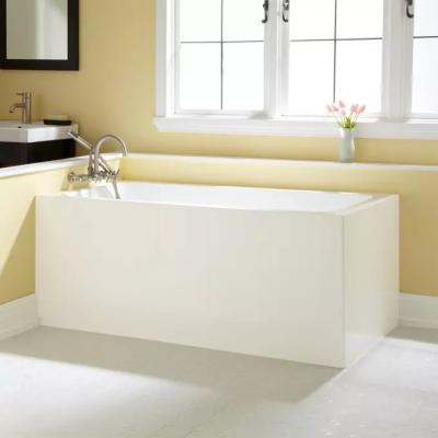 China 1500 Side Three Side Skirt Sizes Small Luxury Modern Acrylic Baby Bathtub Freestanding Plastic Tubs For Bathroom for sale