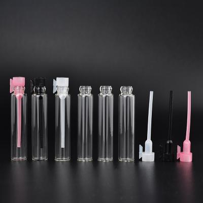 China Personal Care Wholesale 1ml-3ml Perfume Sample Bottles Empty Glass Tube Mini Perfume Test Vials And Travel Perfume Sample Subbottling for sale