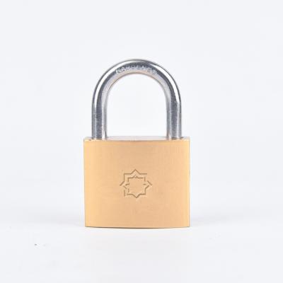 China Candado Cerrar Wholesale Durable High Anti-theft Gold Color Light Weight Safety 20-75MM Iron Padlock for sale