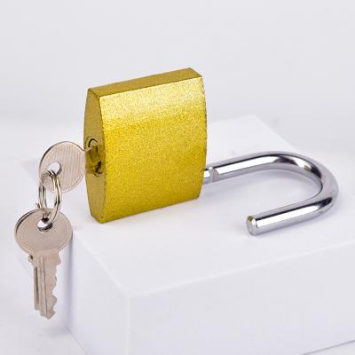 China Durable High Security 20 Medium Duty Iron Padlock Factory Price Brass Painted Padlock 25 32 38 50 63 75MM Security High Quality for sale