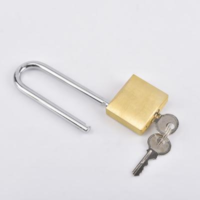 China Fechadura De Latao Long Gold Beam Durable Hot Sale Eco-friendly Hot Sale 20-75MM Padlock Padlock Safety Top Selling 20-75MM Brass Lock for sale