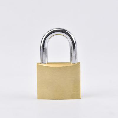 China Long Lasting Beam Gold Color Short Beam High Performance Security 20-75MM Low Price Durable High Quality Fine Padlocks for sale