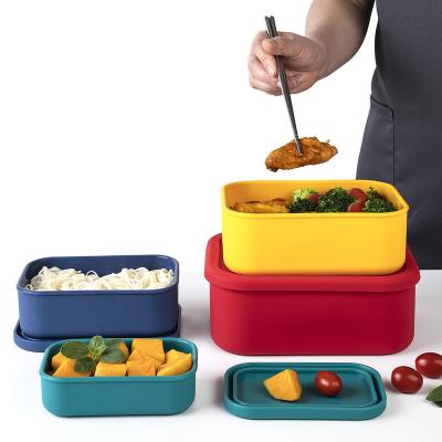 China Best Selling Microwavable Plastic Lunch Box Bento Lunch Box Set Microwaveable Plastic Lunch Box Set From Walmart for sale