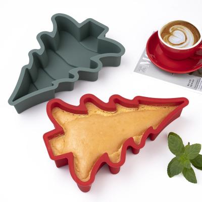 China Amazon Sustainable Hot Sale Wholesale Silicon Cake Molds 3D Silicone Cake Mold Silicone Cake Molds Christmas for sale