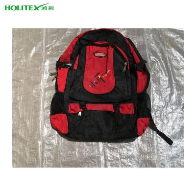 China Wholesale good quality fashion polyester/cotton used bags second hand school bag with good price for sale for sale