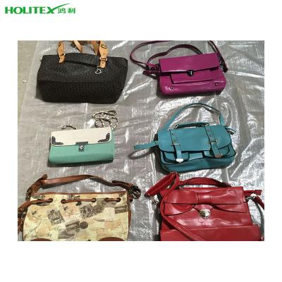 China Wholesale Good Quality Second Hand Fashion Polyester/Cotton Handbags Used Bulk Ladies Handbag With Cheap Price for sale