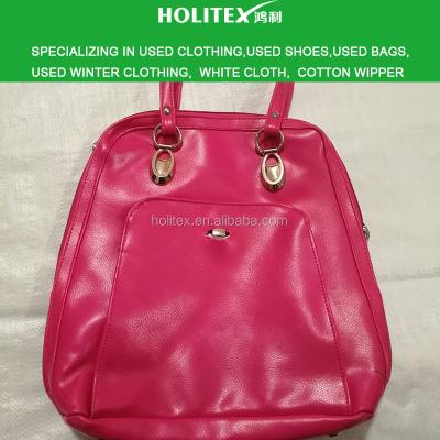 China Wholesale Polyester / Cotton Used School Bags High Quality Fashionable Second Handbags In Bulk for sale