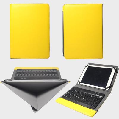 China 10-inch Bluetooth keyboard case for Android, iOS & Tablet PC with four elastic secure the tablet for sale