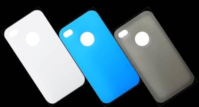 China White Durable no - toxic silicone Iphone Protective Covers back film with customize logo for sale