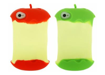 China OEM Bitted Apple Gluing Silicone Iphone 4 / 4s Protective Covers With Chemical Resistant for sale