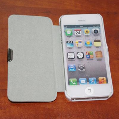 China Leather Cover For Iphone5 Iphone Protective Covers With A Clip On The Side IP5C-10 for sale