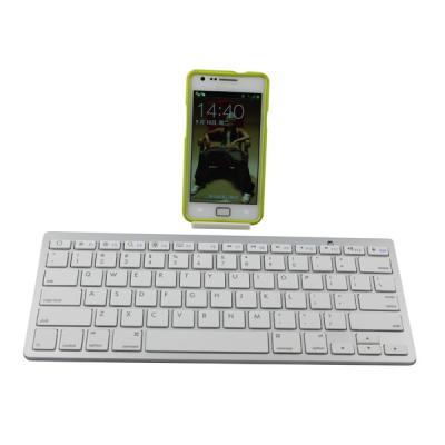 China Aluminum cover and ABS keys Tablet Bluetooth Keyboard for smartphone / mobile phone for sale