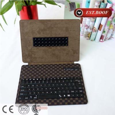 China 7.0 - 10.1 Inch Wireless Pu Leather Bluetooth Tablet Keyboard Case For Ipad for sale