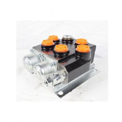 China Durable China Manufacturer Direction Control Manifold Hydraulic Manual Two Way Valve for sale