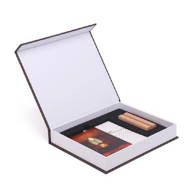 China Recycled Materials Manufacturer Full Color Printing Display Stand Box Gift Voucher Box Packaging With Magnetic Lid for sale