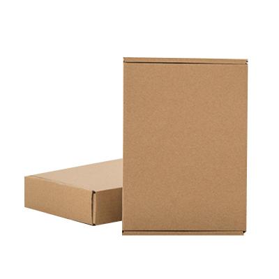 China 1PCS Recyclable Box Wholesale Color Package Kraft Paperboard Small Gift Box Wigs Mask 3 Layer Corrugated Box Customized Size Printed Logo for sale