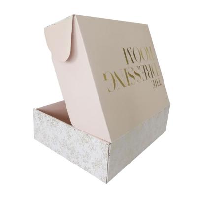 China Recycled Materials Wholesale Custom Logo Luxury Paper Cardboard Clothing Garment T-shirt Box Packaging Gift Boxes For Clothes for sale